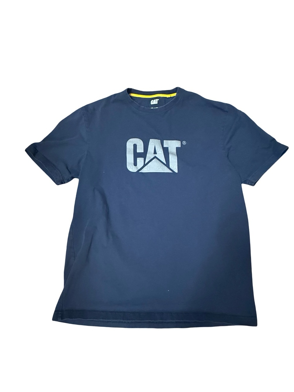 Caterpillar Navy Blue Logo Pet T-Shirt